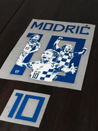 Luka Modrić No. 10 Croatia Special Edition Name & Number Set