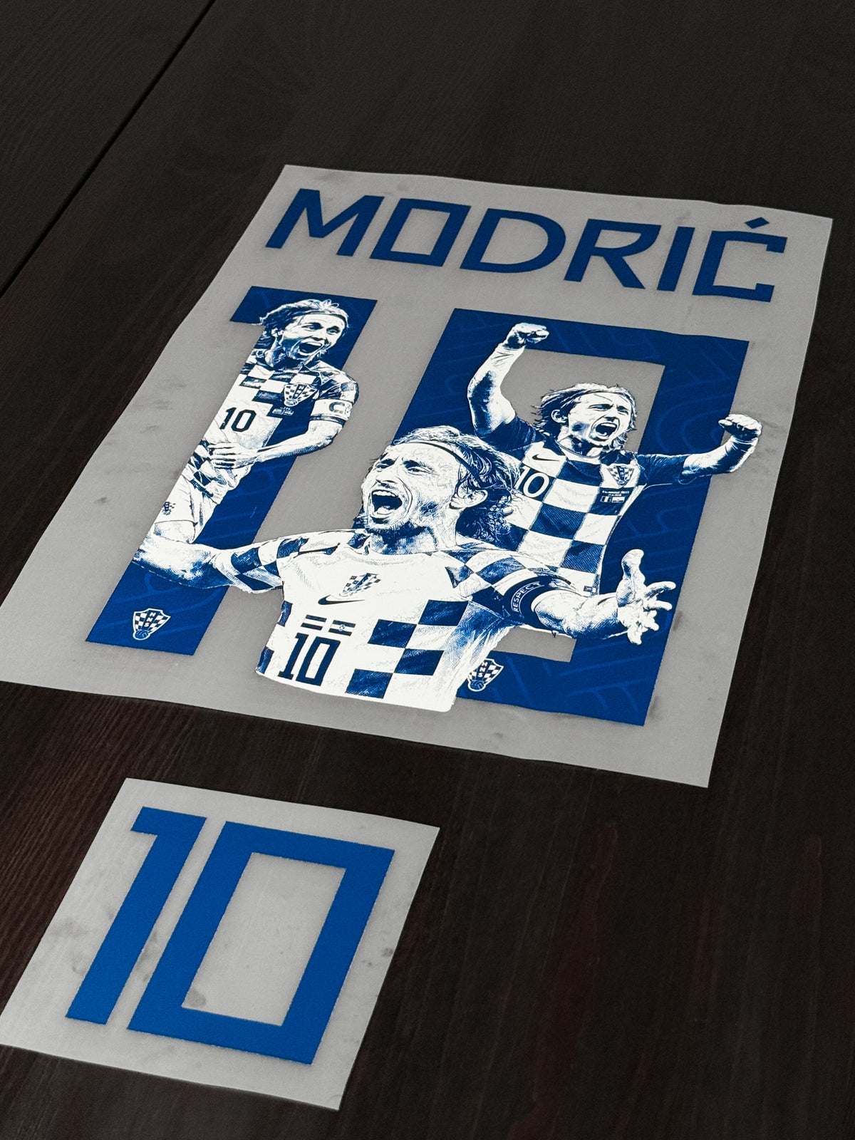 Luka Modrić No. 10 Croatia Special Edition Name & Number Set
